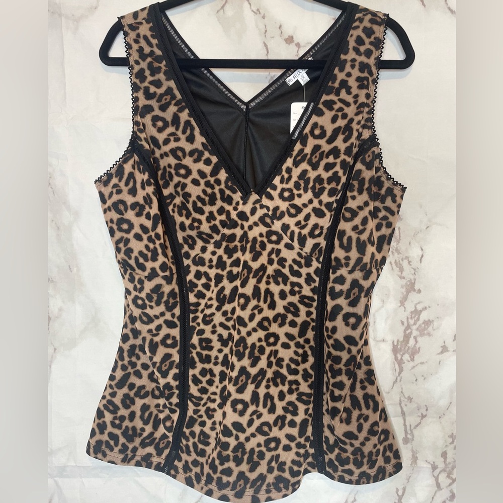 Leopard camisole